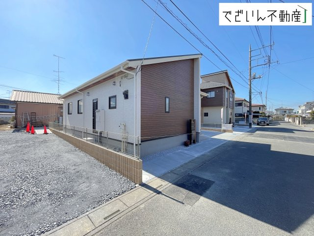 【外観】 | blooming garden行田市棚田町3丁目　【平屋】新築住宅 | ≪3号棟≫
現地(2026年2月撮影)