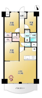 【間取り】 | さんくれーる高槻A棟