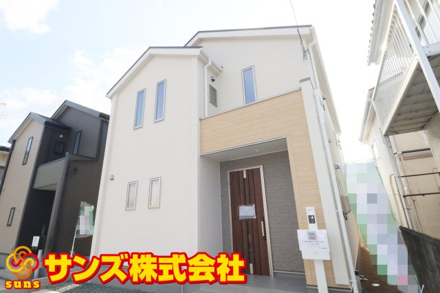 郡山市富田町字大徳南第3　　　１号棟　　　小山田小学校、郡山第６中学区　の外観|南東側から見た外観