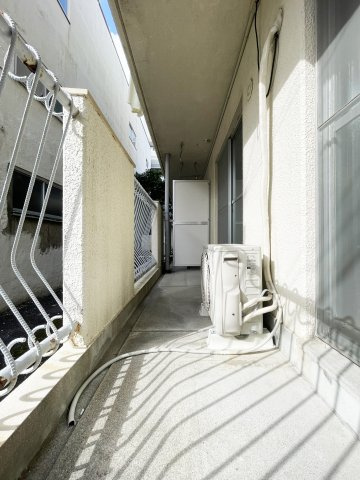 クオリア鷹匠町のバルコニー