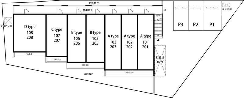 リブリグランポートの区画図