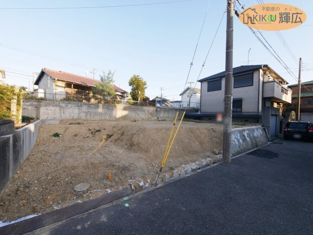 【前面道路含む現地写真】 | 明石市魚住町錦が丘１丁目　土地