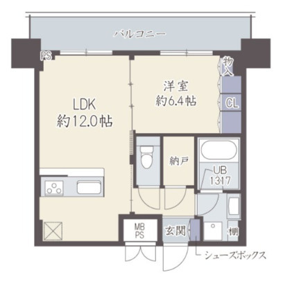 GRAND VILLASSE 福島の間取り