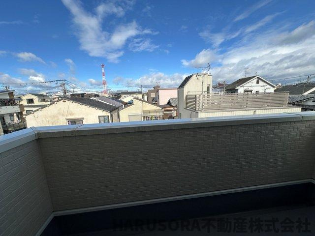 四條畷市江瀬美町　３階建の展望