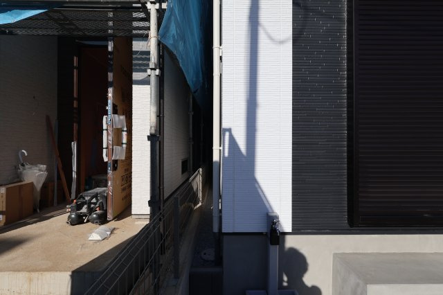 《仲介手数料無料》緑区大字三室1148-2(全1戸)新築一戸建てミラスモの外観|撮影日 2025年11月26日 13:30 晴れ