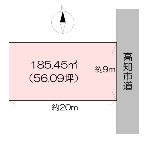【土地図】 | 売地　高知市土居町　＠29.4万