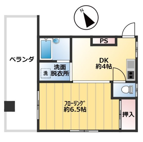 コンフォート南甲子園の間取り