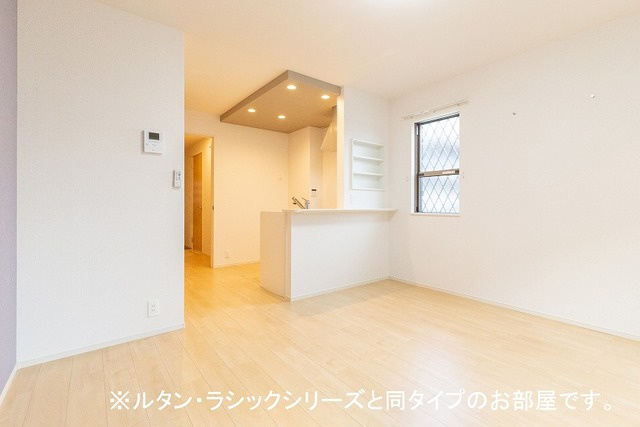 エムズガーデンAの居間・リビング|イメージパース