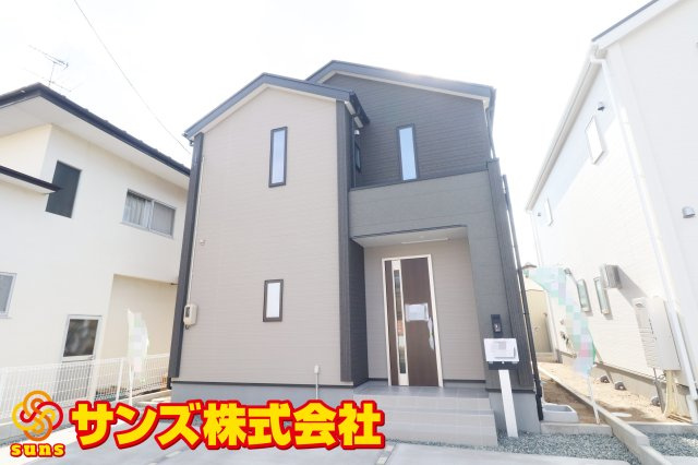 郡山市富田町字大徳南第3　　　2号棟　　　小山田小学校、郡山第６中学区　の外観|北西側から見た外観