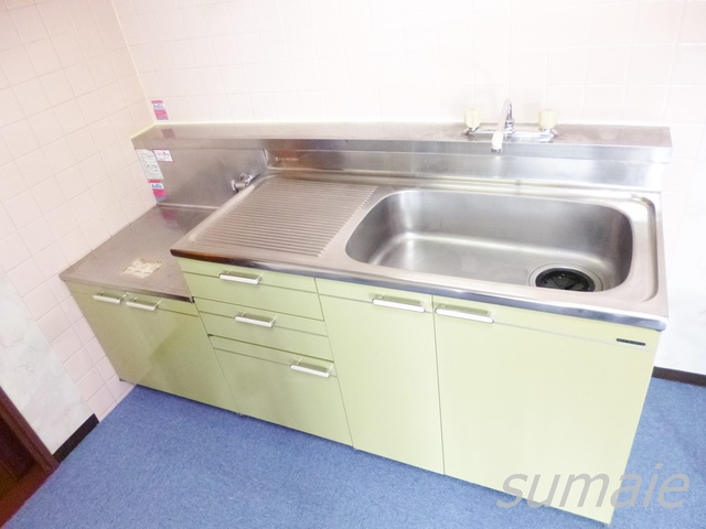 王子サウスウイングのキッチン|ガスコンロ設置可能です♪