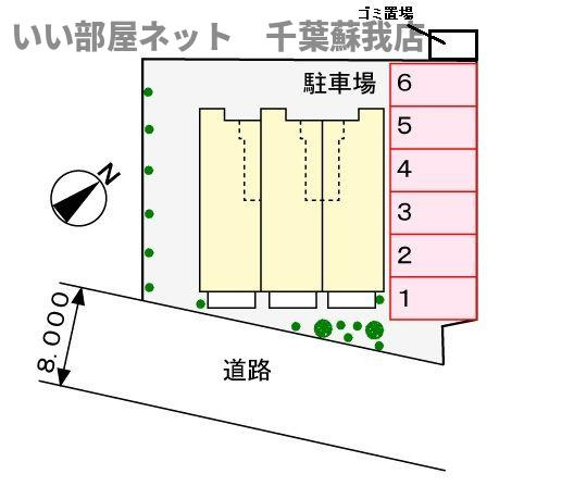 アヴェニール　ロジュマンの区画図