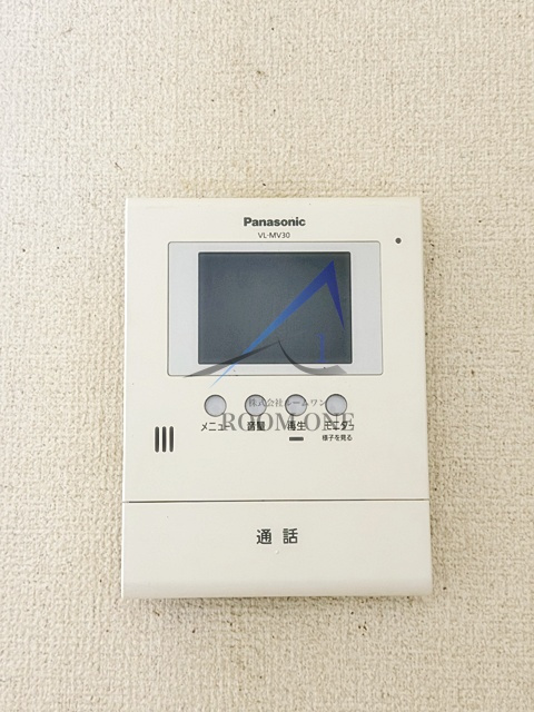 パインハウスのセキュリティ|モニター付きインターホンです。