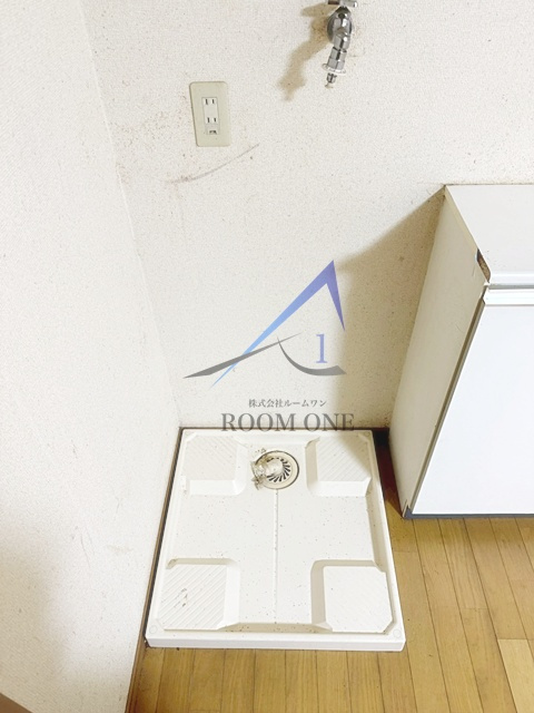 パインハウスの設備|洗濯機置き場です。