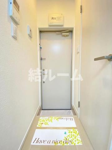 練馬区田柄２丁目のアパートの玄関