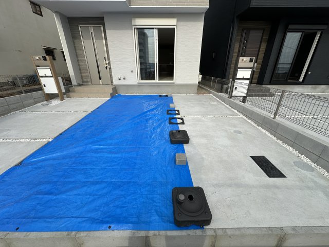 明石市朝霧南町３丁目新築戸建１号地の駐車場