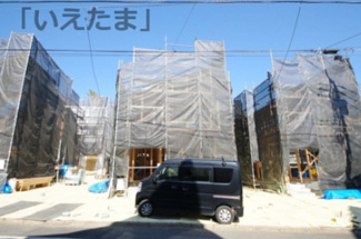 【外観】 | 【仲介手数料無料！！】日野市東豊田４丁目　新築戸建て（全6棟）D号棟　4780万円 | 令和８年２月２１日撮影　建築中