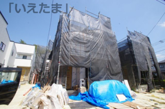 【外観】 | 【仲介手数料無料！！】日野市東豊田４丁目　新築戸建て（全6棟）D号棟　4780万円 | 令和8年4月11日撮影　建築中