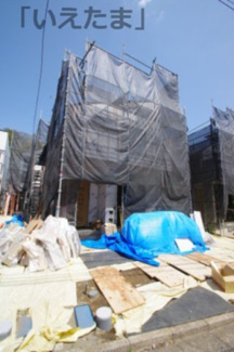 【外観】 | 【仲介手数料無料！！】日野市東豊田４丁目　新築戸建て（全6棟）D号棟　4780万円 | 令和8年4月11日撮影　建築中
