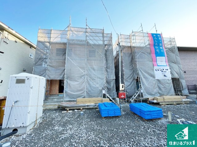 鈴鹿市鈴鹿ハイツ　第2期　新築一戸建ての外観|現在の進捗状況です！順調に作業進行中、完成が待ち遠しいです！詳細の間取り等、お気軽にお問い合わせください！