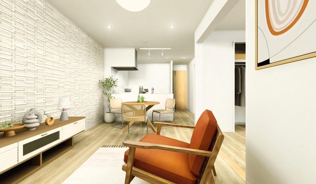 常和綱島サンハイツの居間・リビング