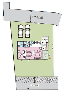 桶川市上日出谷　9期　新築一戸建て　グラファーレ　01の区画図|１号棟