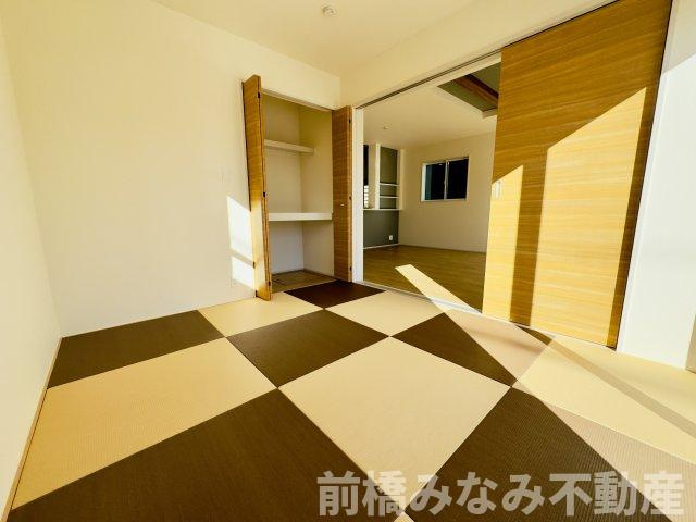 前橋市江田町　限定1棟　ブルーミングガーデン　新築建売の和室|落ち着いた雰囲気の和室付きです