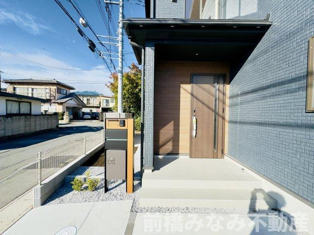 前橋市江田町　限定1棟　ブルーミングガーデン　新築建売の玄関|玄関です