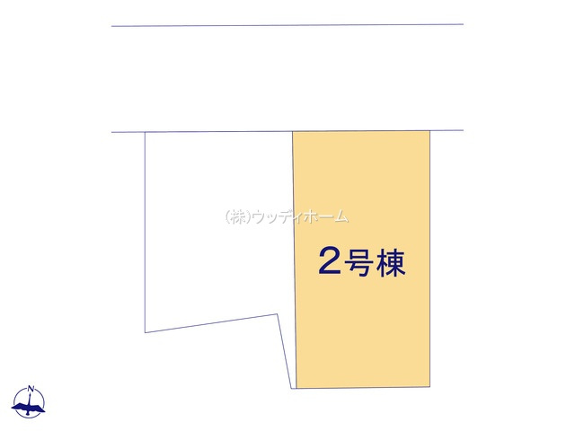 春日部市豊町4丁目　新築一戸建て　2号棟の区画図