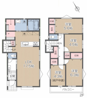 【間取り】 | 【仲介手数料無料！！】日野市東豊田４丁目　新築戸建て（全6棟）F号棟　4780万円