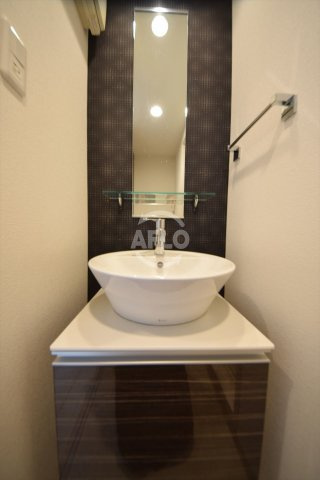 スワンズ江戸堀ウエストパークの独立洗面台|スワンズ江戸堀ウェストパーク　独立洗面台