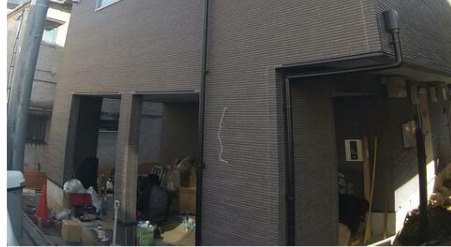 練馬区練馬１丁目のアパートのエントランス