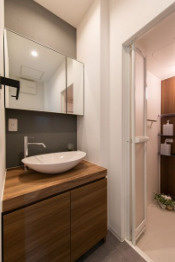 ステイザテラス王寺の独立洗面台