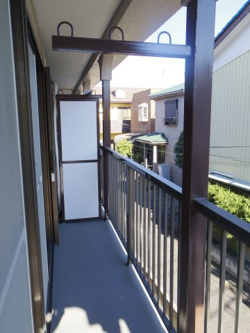 コーポタナカのバルコニー