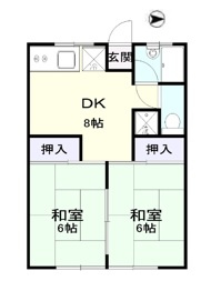 コーポタナカの間取り