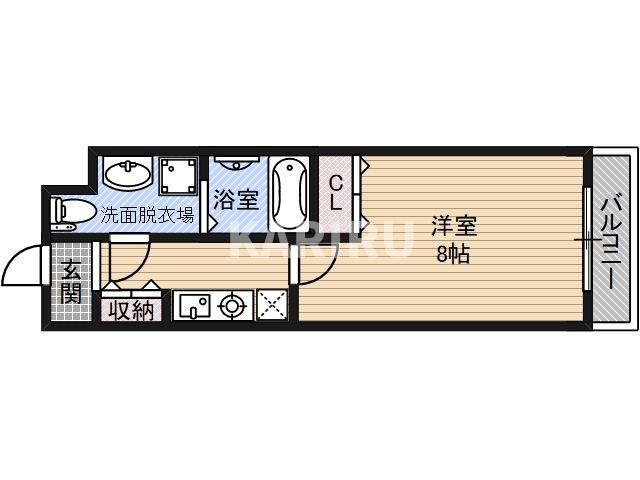 セゾンクレアスタイル新今里 の間取り