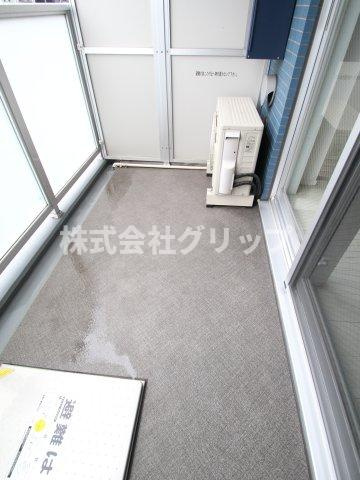 クラリッサ横浜シエルのバルコニー