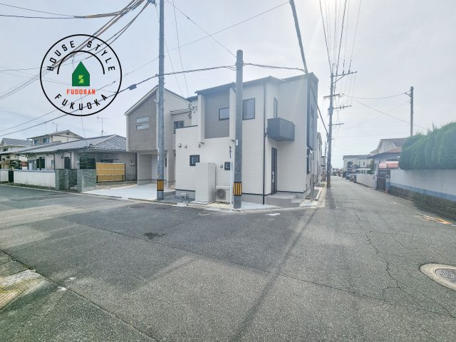 太宰府市青山3丁目第1-2（2号棟）の前面道路含む現地写真|見学の時間などお気軽にお問い合わせ下さい。