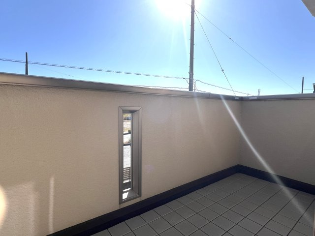 境港市米川町　中古住宅のバルコニー