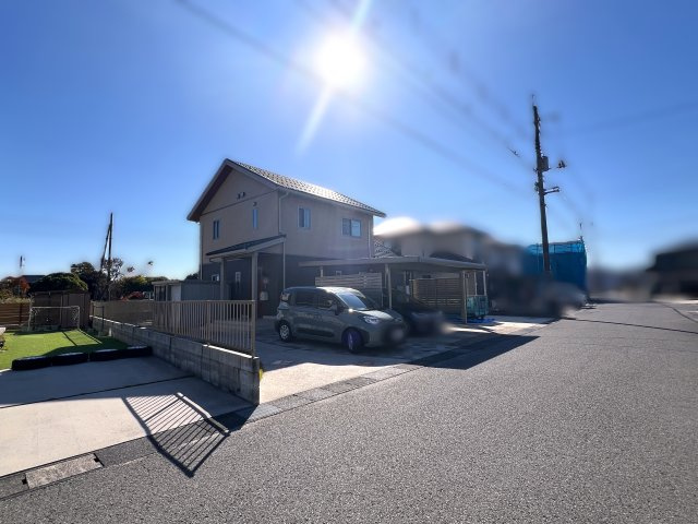 境港市米川町　中古住宅の前面道路含む現地写真