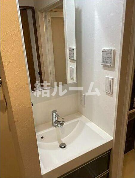 板橋区蓮沼町の賃貸マンションの洗面所