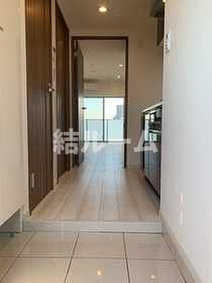 板橋区蓮沼町の賃貸マンションの玄関