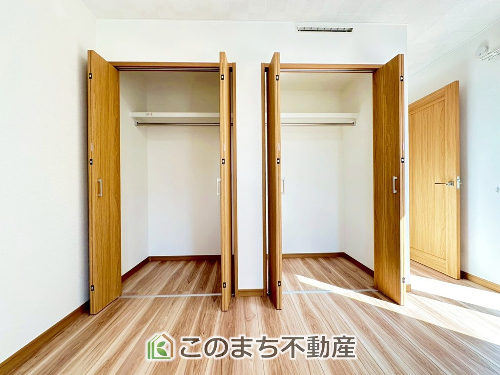 宇都宮市富士見町モデルハウスの収納|全居室に大きな収納がございますのでお部屋をすっきりとさせることができますね！
