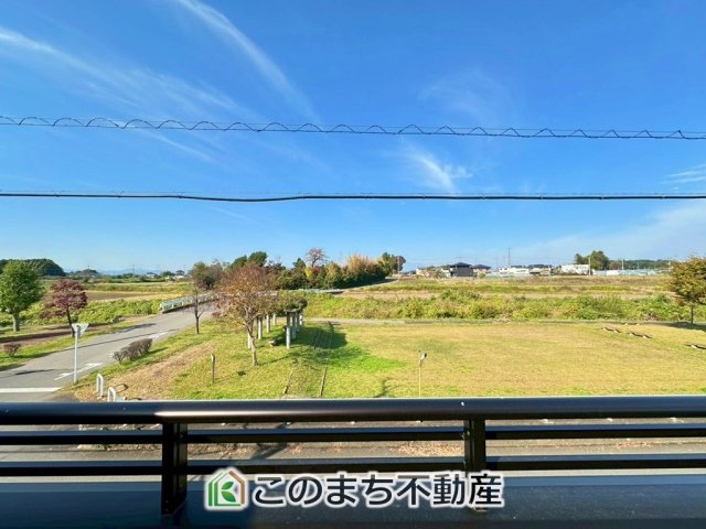 宇都宮市富士見町モデルハウスの展望|近隣に高い建物がないので、日差しもしっかりと確保できます。
