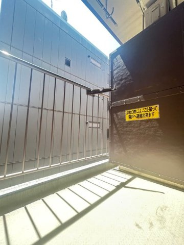 ライオンズマンション三宮のバルコニー