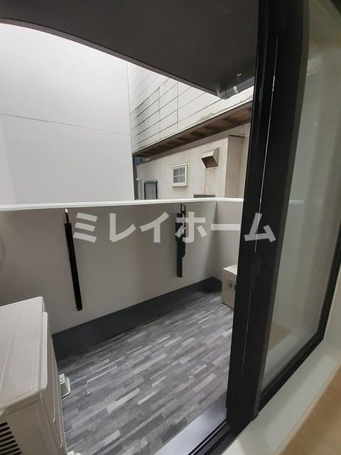 リズルームのバルコニー