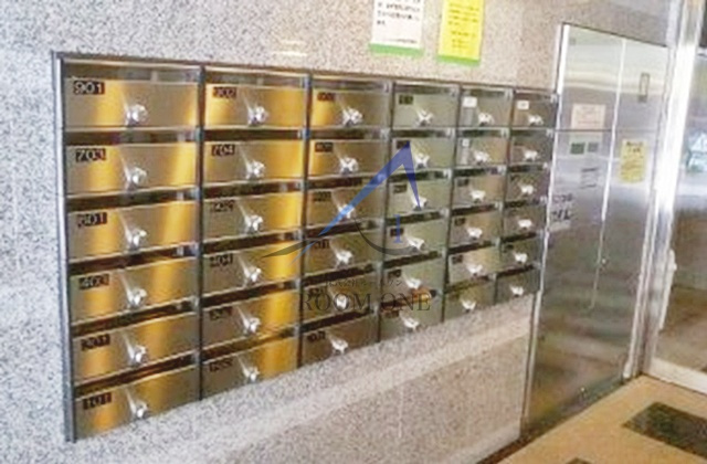 パークウェル川崎弐番館のその他共用部分|集合ポストです。