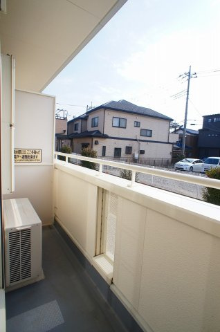 アパートメント　ノイのバルコニー