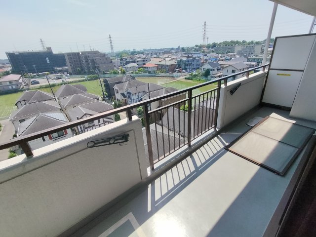 エテルノ豊春のバルコニー