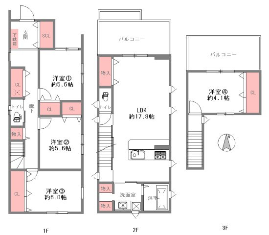 【間取り】 | 東成区大今里南５丁目　中古戸建　★駅近・リフォーム済