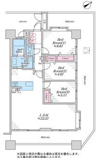 【間取り】 | サンクレイドル千葉中央